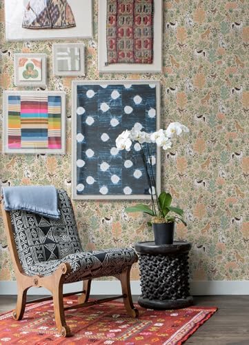 NuWallpaper x Printfresh Must Love Dogs Tan Peel and Stick Wallpaper, Removable - Image 2
