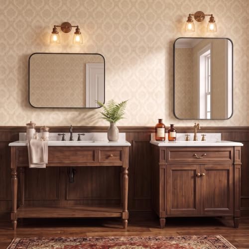 2-Pack 24X36 Inch Bathroom Mirror, Rectangle Aluminum Frame Mirror Anti-Rust - Image 7
