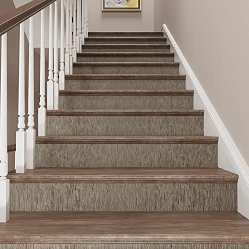 CRE8TIVE Tan Grasscloth Peel and Stick Wallpaper Textured Faux Grass Cloth - Image 7