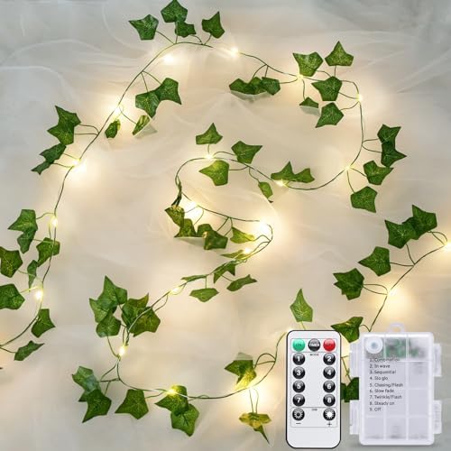 JMEXSUSS 100 LED Vines with Lights Battery Operated by JMEXSUSS