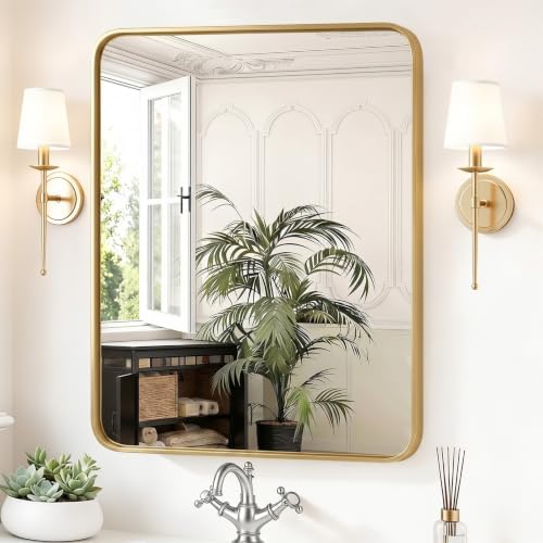 Sweetcrispy Bathroom Wall Mirror, 36x30 Inch Mirror by Sweetcrispy