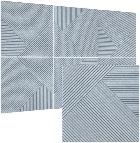 TO-TH Sound Proofing Panels Self-Adhesive Acoustic Panel 6Pack by TO-TH