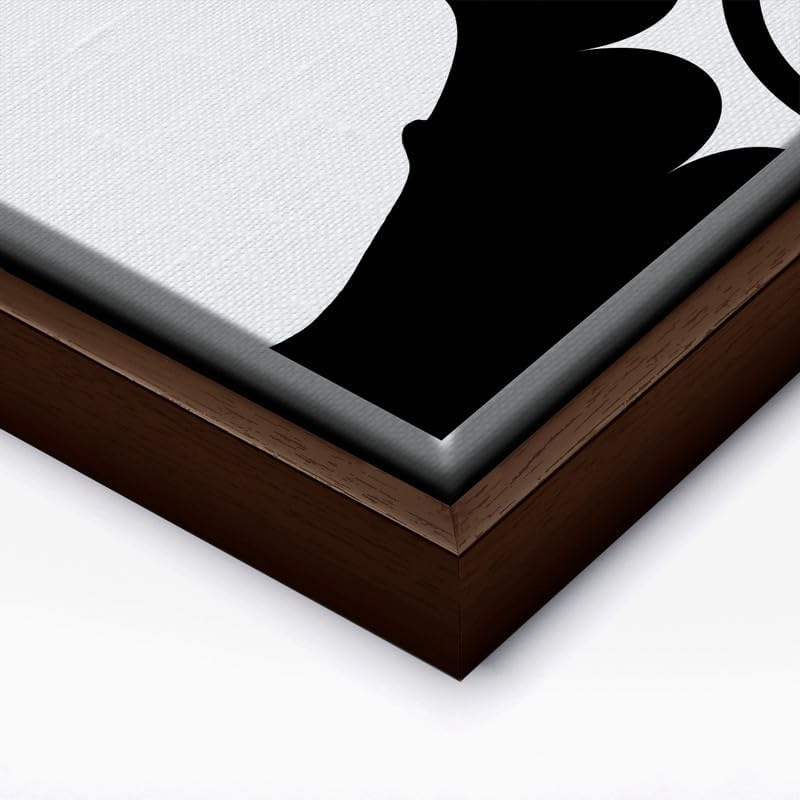 InkFlow Posters Abstract Face Silhouette Canvas Poster - Image 2