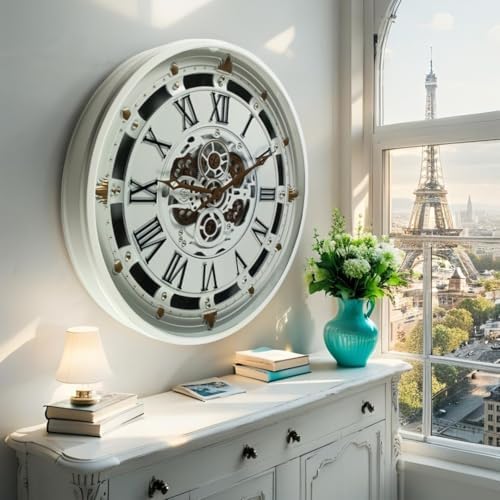 ImprovingLife The Gears Clock 26'' inch Wall Clock - Image 2