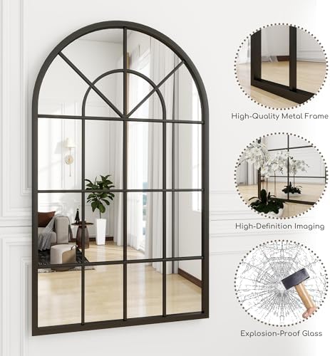 Dewfig Arched Wall Mirror - Image 6