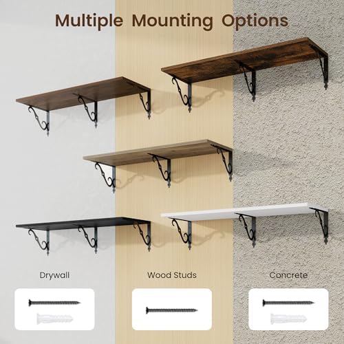 RICHFOCUS 12 Inch Deep Floating Shelves - Image 6