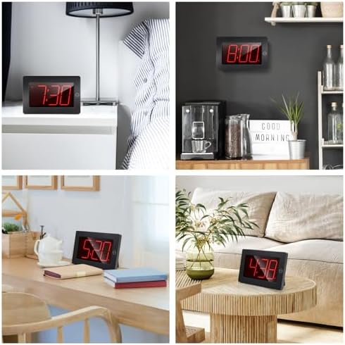 LED Digital Wall Clock Battery Operated - Image 6