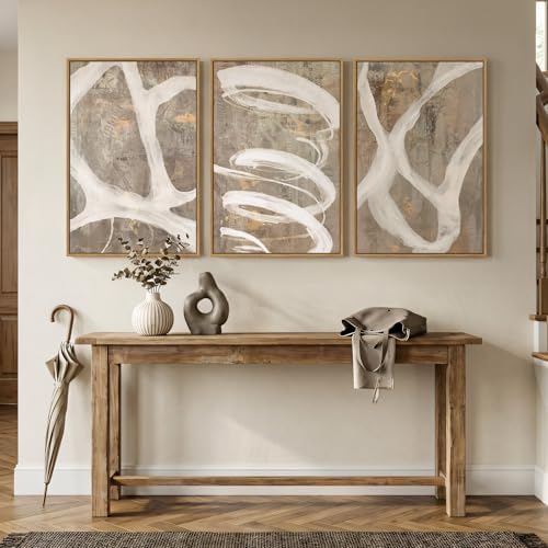 Large Framed Abstract Wall Art, 20x30 In - Image 4