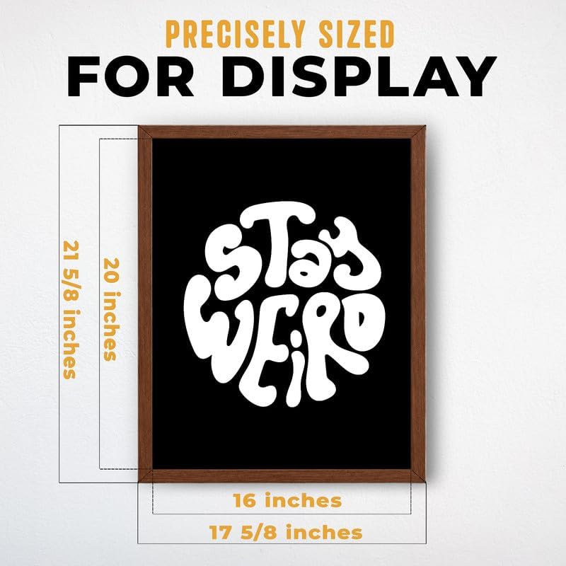 InkFlow Posters Stay Weird Canvas Poster - Image 3