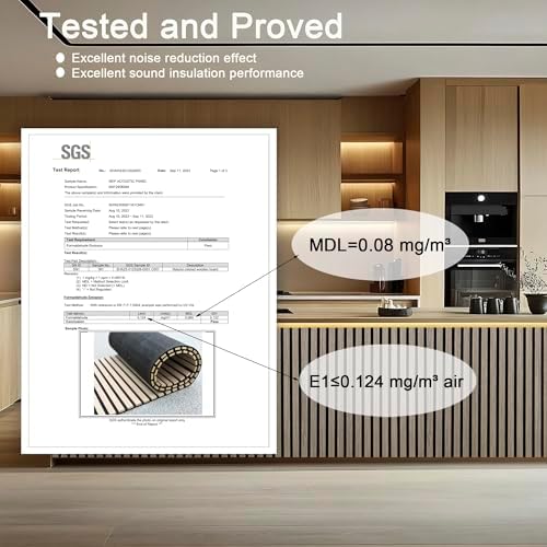 Acoustic Wood Panels for Wall, 3D Flexible Fluted Sound Slat Panel - Image 4