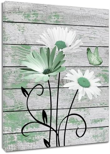 HVEST Country Green Floral Wall Art by HVEST
