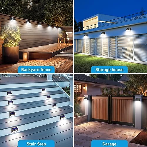 Peasur 12 Pack Solar Motion Sensor Lights Outdoor Waterproof - Image 4