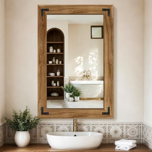 Bathroom Mirror for Wall by FICTOR