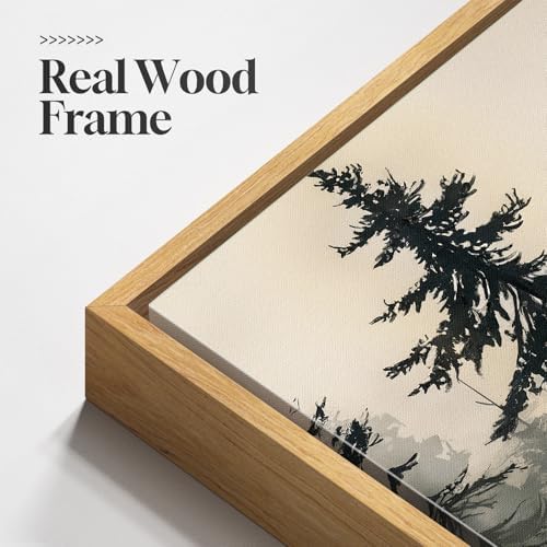 Large Framed Vintage Landscape 3 Piece Wall Art - Image 5