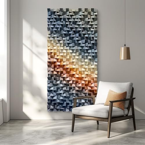 LIUZEYUE Narrow Statement 3D Wooden Wall Decor - Image 6