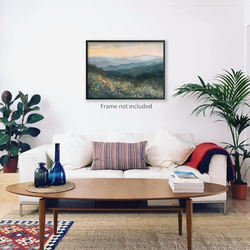 Haitunone Appalachian Mountains Wall Art Nature Landscape Smoky Mountains - Image 5