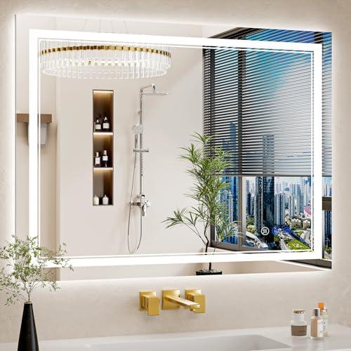 32"x40" LED Bathroom Mirror by WISSMIELSHOME