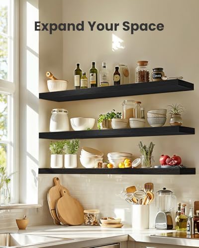 Amada 47.2" Floating Shelves for Wall Decor & Storage - Image 3