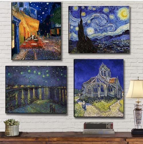 Vincent Van Gogh Canvas Wall Art by OKEXCKK