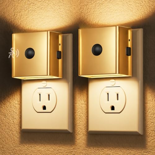 DORESshop LED Plug in Night Light, Motion Sensor Dusk to Dawn Night Light by DORESshop