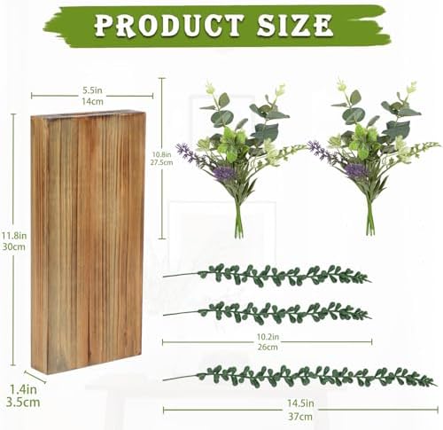 DILATATA Wood Wall Planters 2 Pack - Image 3