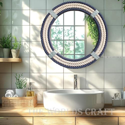 Nautical Round Rope Mirror - Image 5