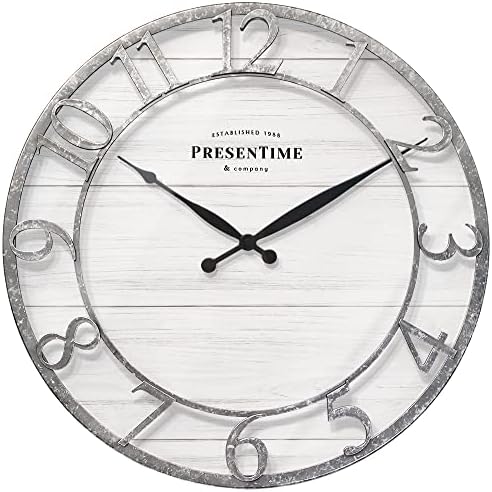 Presentime 21" Farmhouse Series Wall Clock by Presentime