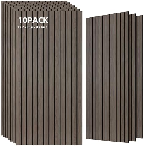 TO-TH Acoustic Wall Panels Decorative Sound Absorbing Panel 10 Pack by TO-TH