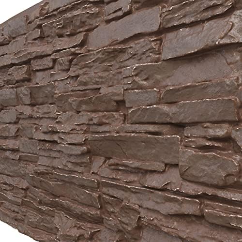 EverStone Canyon Ridge Faux Stone Panel, 45 3/4"W x 24 1/2"H x 1 1/4"D - Image 7