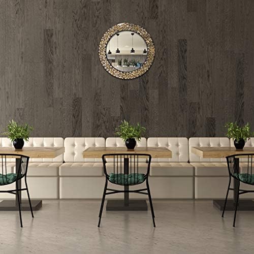 24" Decorative Mosaic Glass Wall Mirror - Image 5