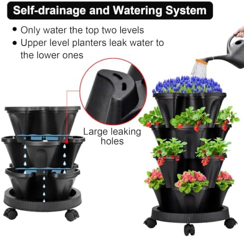 GameXcel Vertical Planter Tower - Image 3