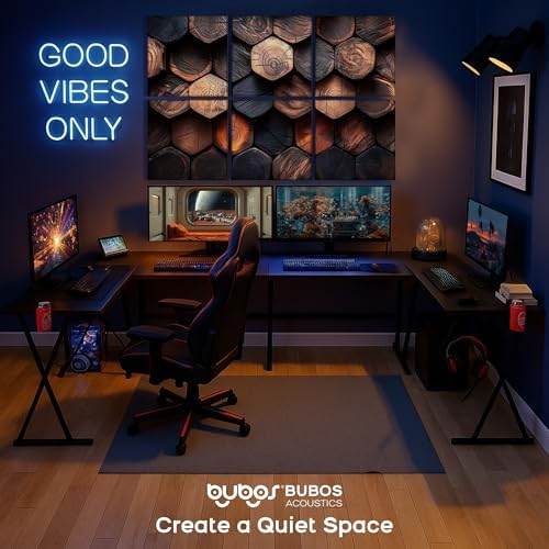 6 Pack Art Acoustic Wall Panels, 70.8”x47.2”Self Adhesive - Image 5