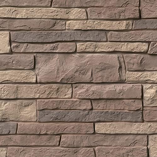 Tando Stacked Stone Composite Exterior Siding Panels – 1/2 Square Coverage – by Unknown