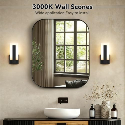 2 Pack Modern LED Wall Sconces, 9.76Inch 5W 3000K Wall Lights - Image 3