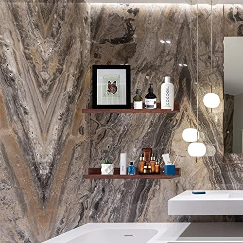 AZSKY Floating Picture Ledge 36 Inch Wall Mount Floating Shelves Long Wood - Image 5