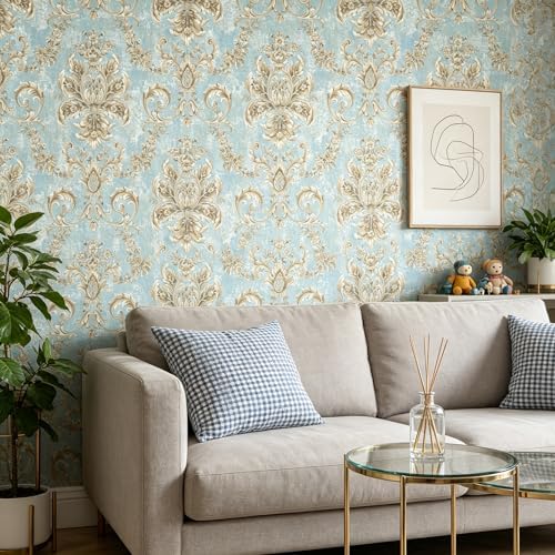 Vintage French Peel and Stick Floral Wallpaper 17.3" x 236" Self Adhesive - Image 4
