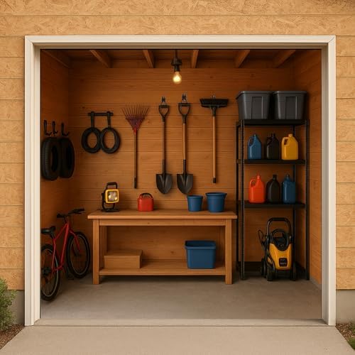 8 Pack Garage Hooks Heavy Duty, Garage Tool Organizer Wall Mount - Image 7