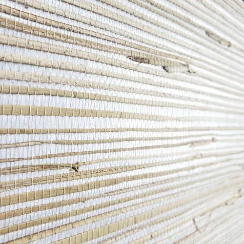 Light Gray Beige Real Natural grasscloth Wallpaper Grass Cloth - Image 7