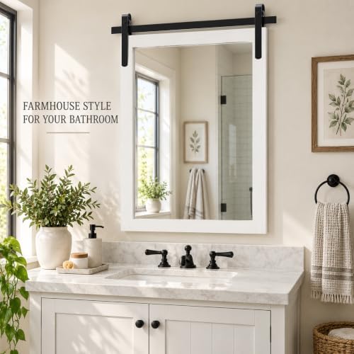 PAIHOME Farmhouse Bathroom Vanity Mirror - Image 3