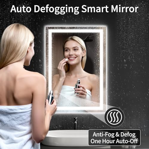 22"x30" Lighted LED Bathroom Mirror - Image 3