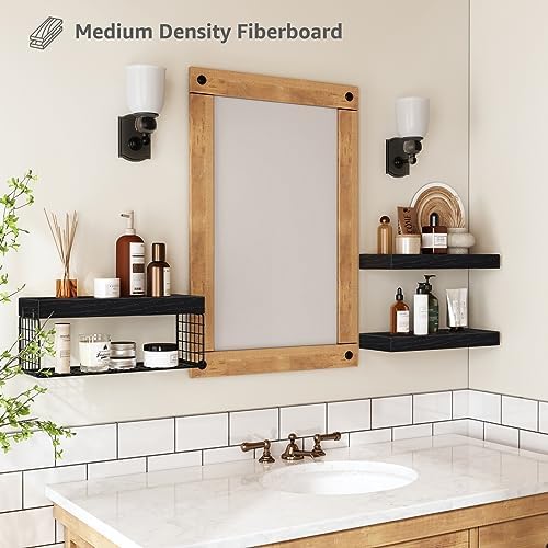 QEEIG Bathroom Shelves Over Toilet Wall Mounted - Image 5
