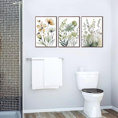 tgguytiy Sage Green Botanical Posters Set of 3 – Boho Floral Wall Art Prints - Image 7