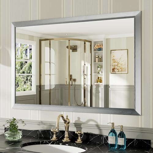 Briivue Bathroom Wall Mirror, 48x32 Inch by Briivuemodernmirrors