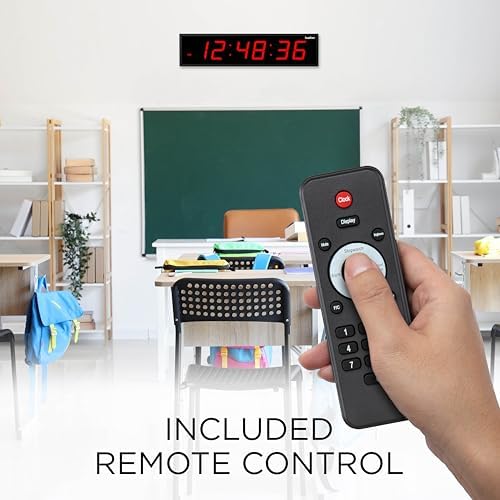 Ivation Oversized Digital Wall Clock - Image 5