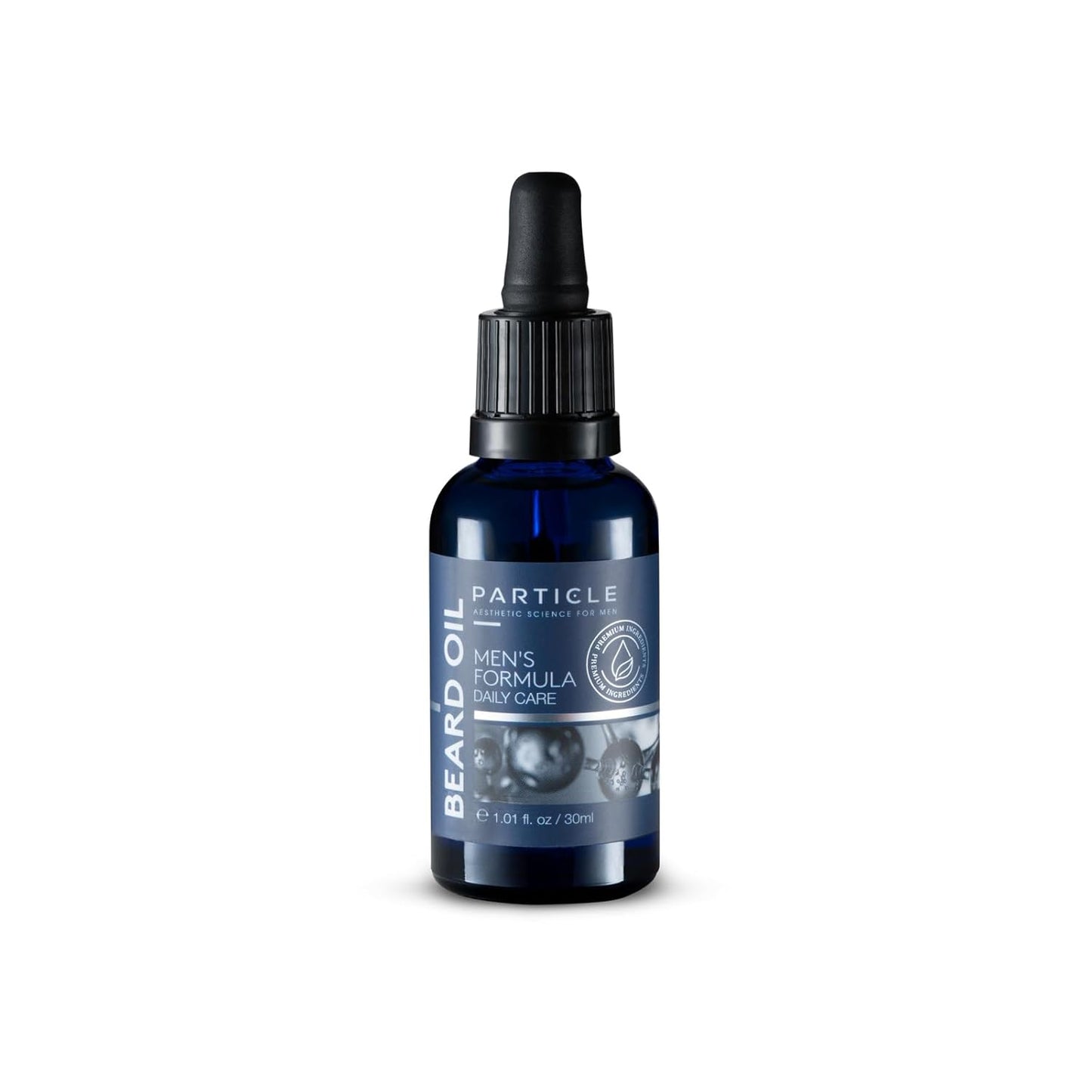 Particle Beard Oil - Soft and Itch-Free Formula with 6 Natural Oils, Argan Oil to Soften, Groom and Soothe Dry Skin (1 Oz)
