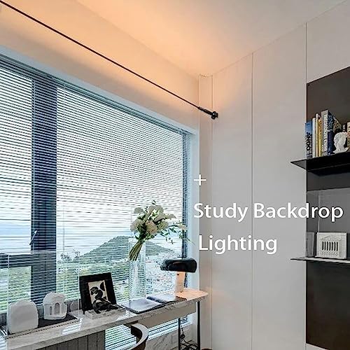 LED Bar Light, 360° Adjustable Linear Sconce, 4000K Black 236Inch - Image 5
