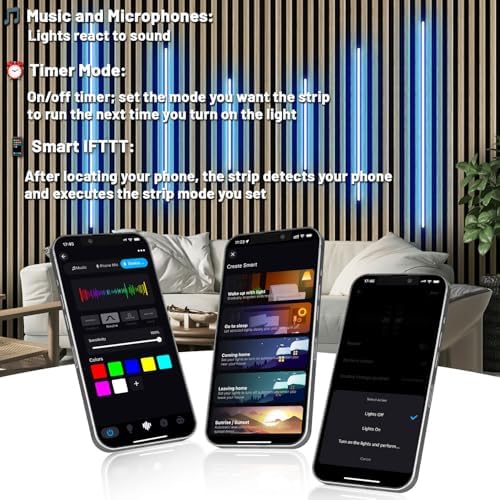 Lichaser RGB Black LED Strip Light - Image 3