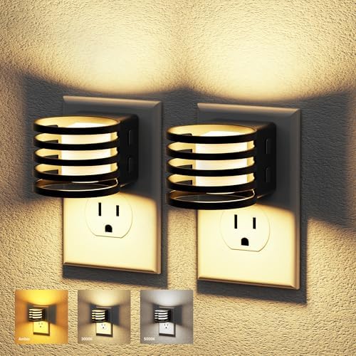 JandCase LED Night Light, Night Lights Plug into Wall Dusk to Dawn Sensor by JandCase