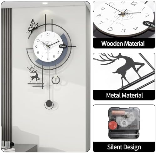 Modern Wall Clock, Large Wall Clocks - Image 5