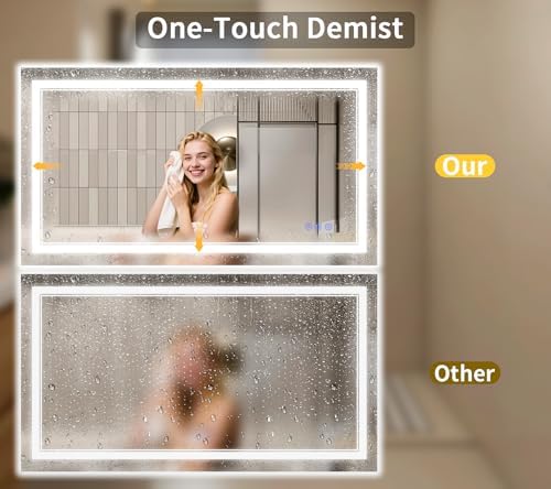 36"x55" LED Bathroom Mirror - Image 5
